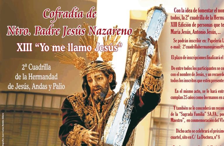 XIII "Yo  me llamo Jesús"