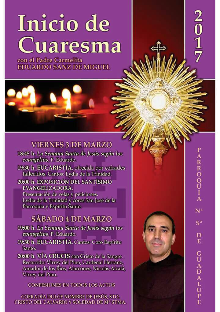 Inicio Cuaresma 2017