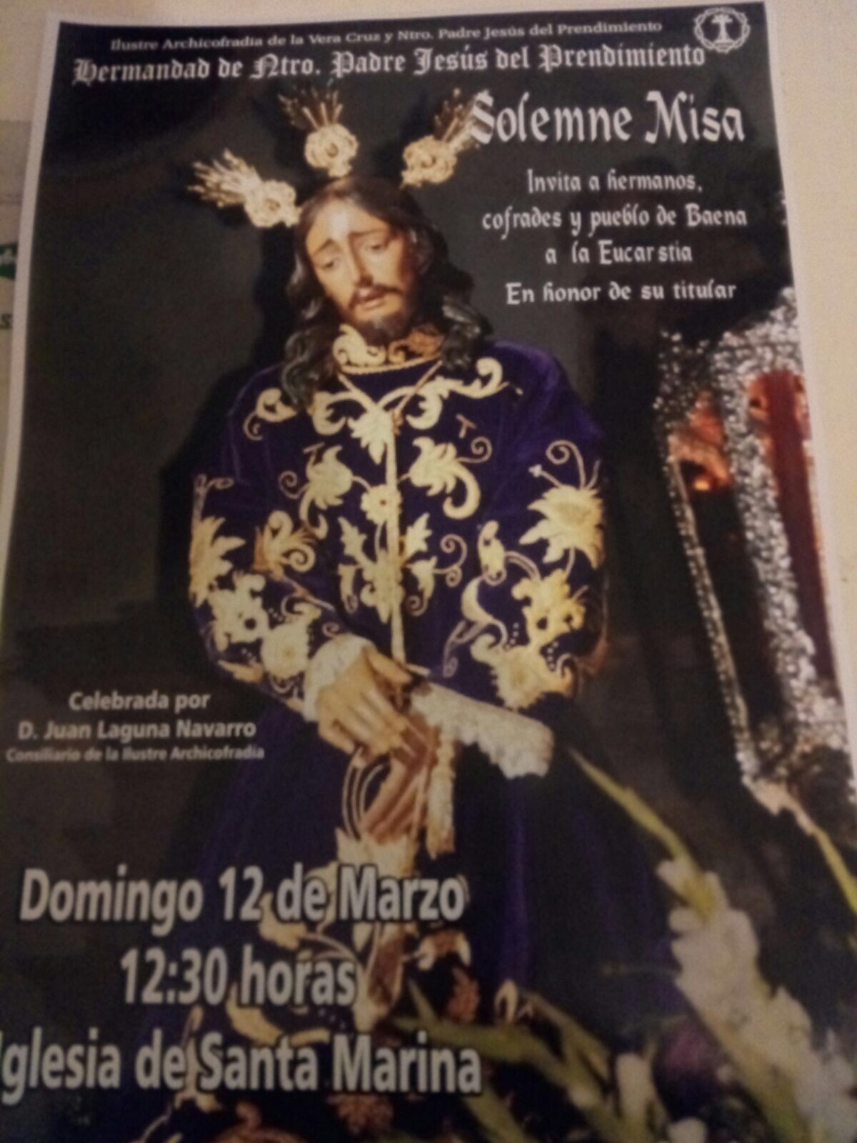 Solemne Misa Hermandad Ntro. Padre Jesús del Prendimiento