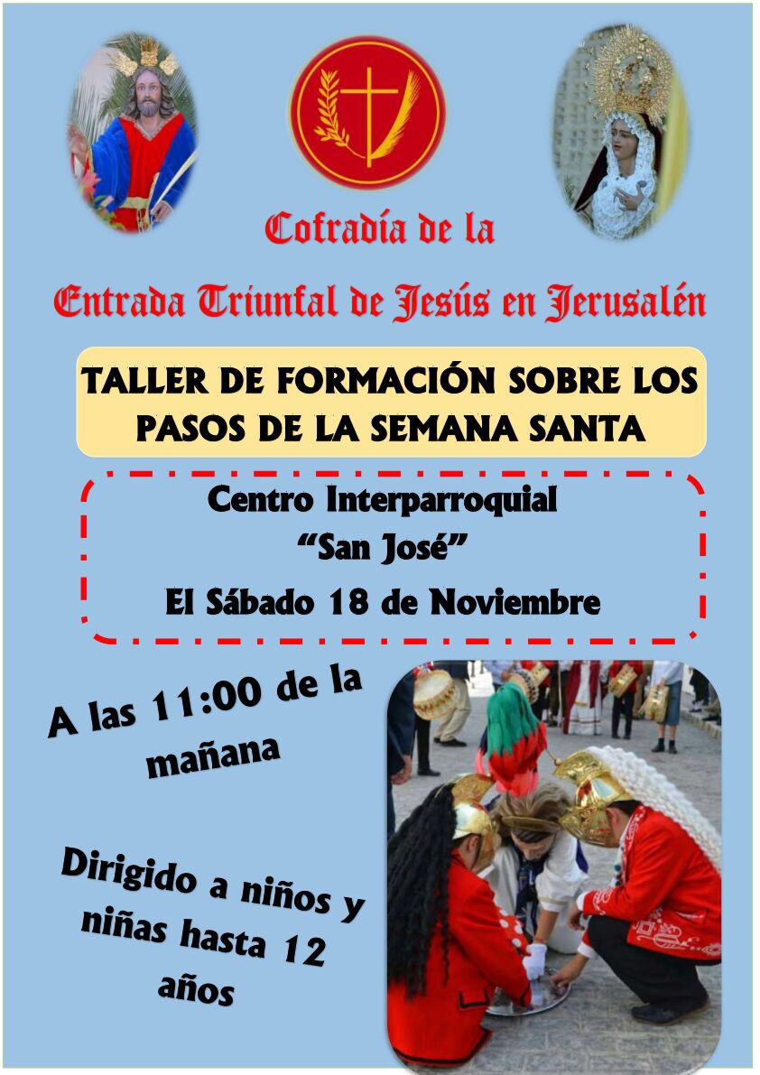 Taller de formación sobre los Pasos de la Semana Santa