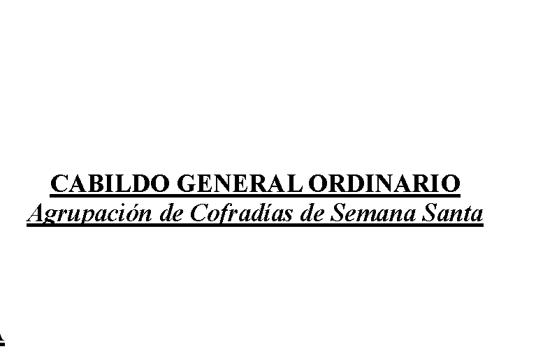 Cabildo General Ordinario 20-01-2018