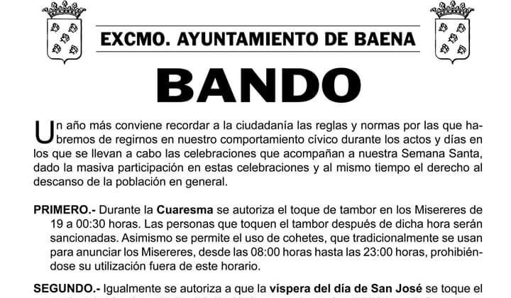 Bando Ayuntamiento