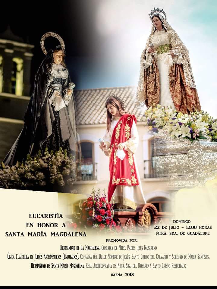 Eucaristía en Honor de Santa María Magdalena