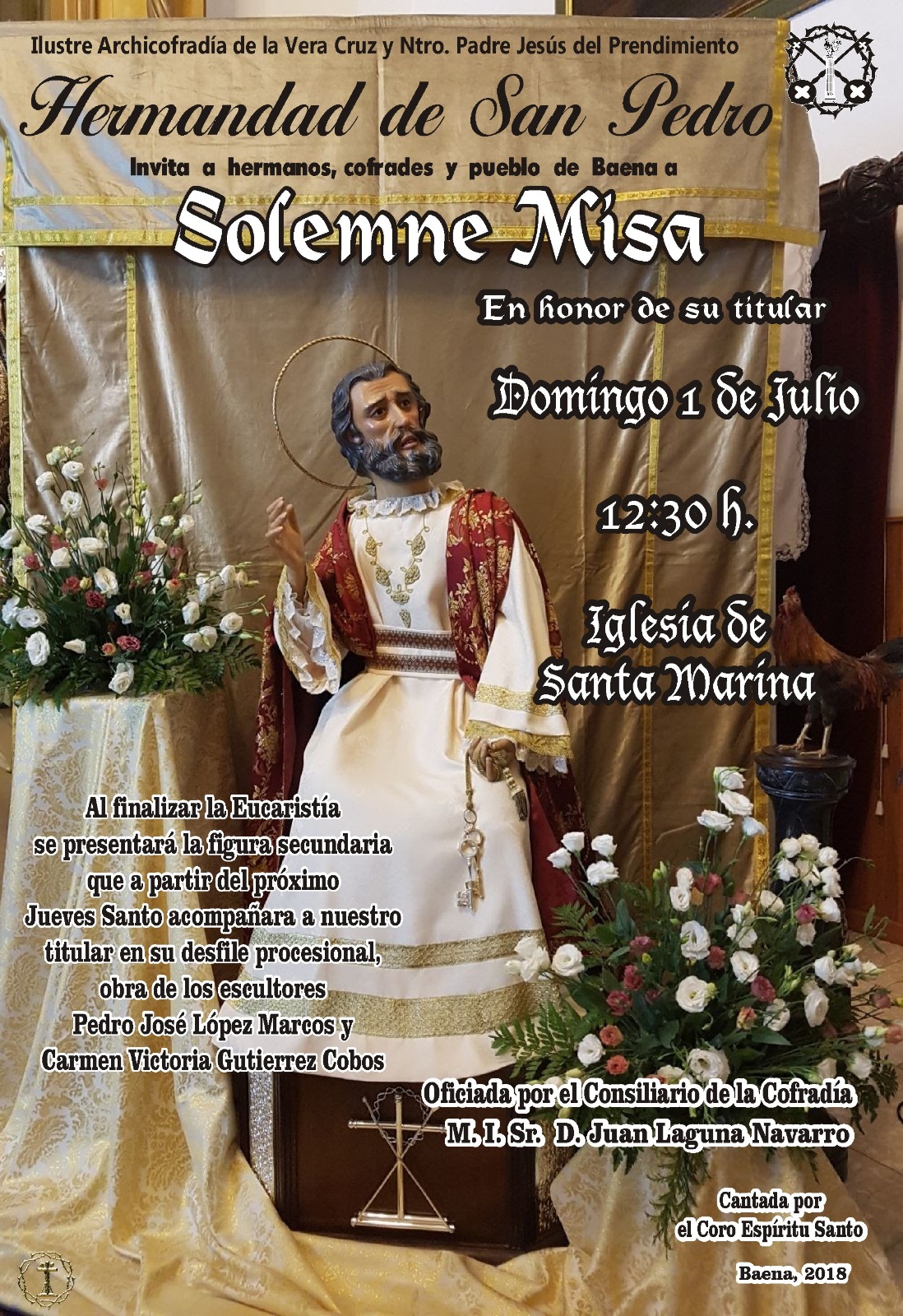 Solemne Misa en Honor a San Pedro