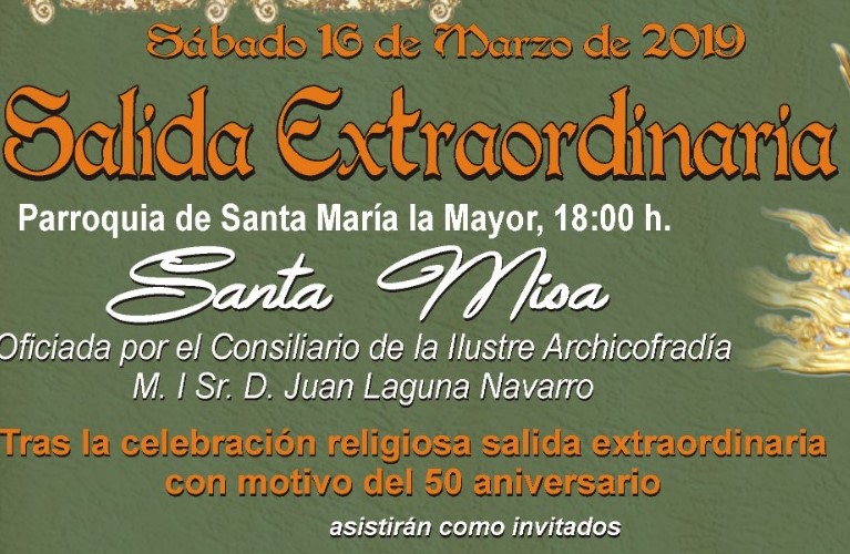 Salida Extraordinaria Cristo de la Humildad