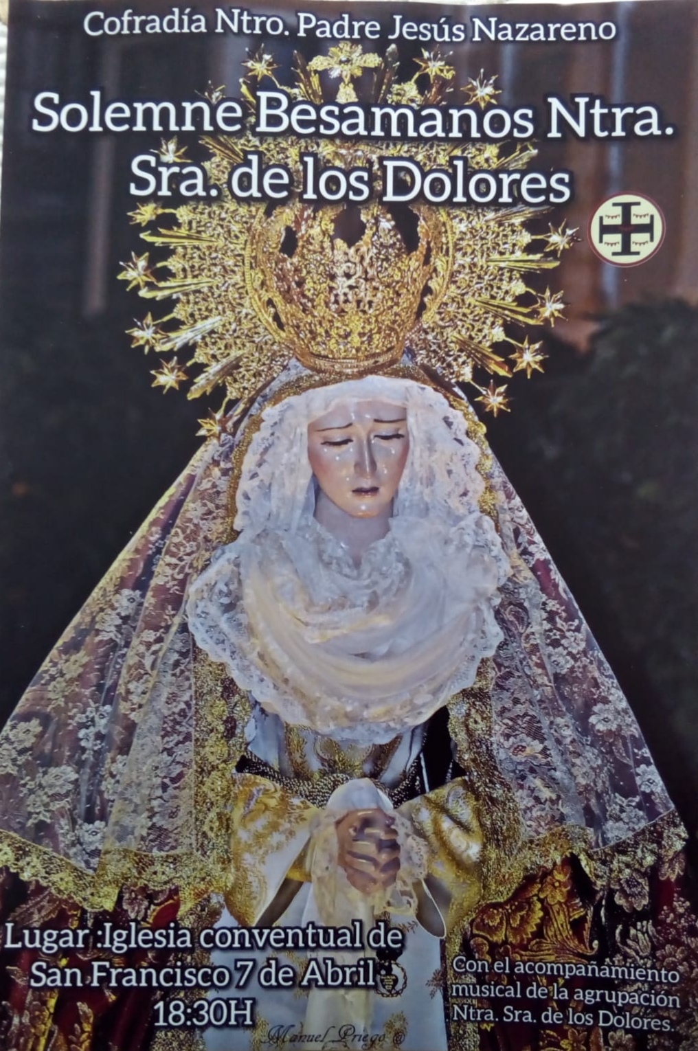 Solemne Besamanos Ntra. Sra. de los Dolores